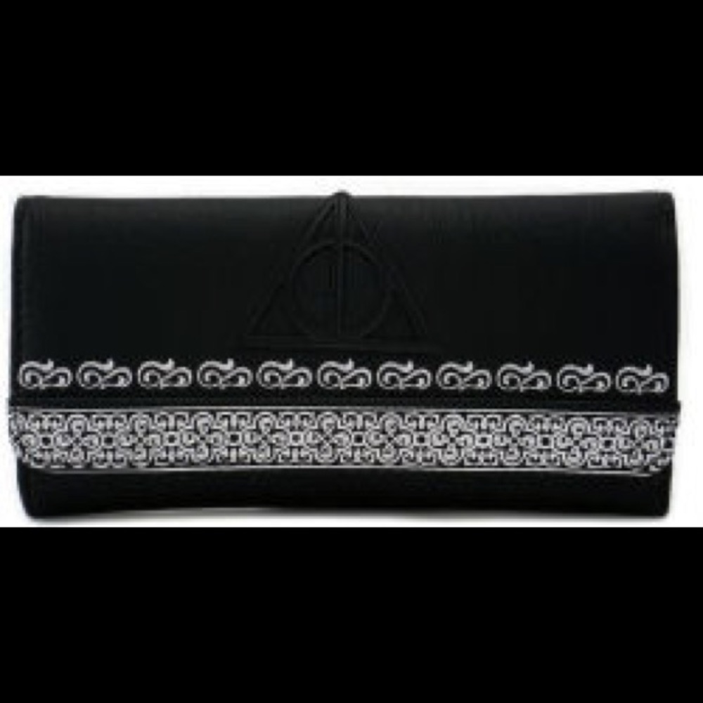 Harry Potter Deathly Hallows Wallet Black